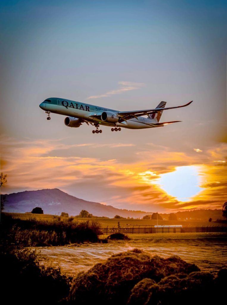 Fly på vej til næste destination