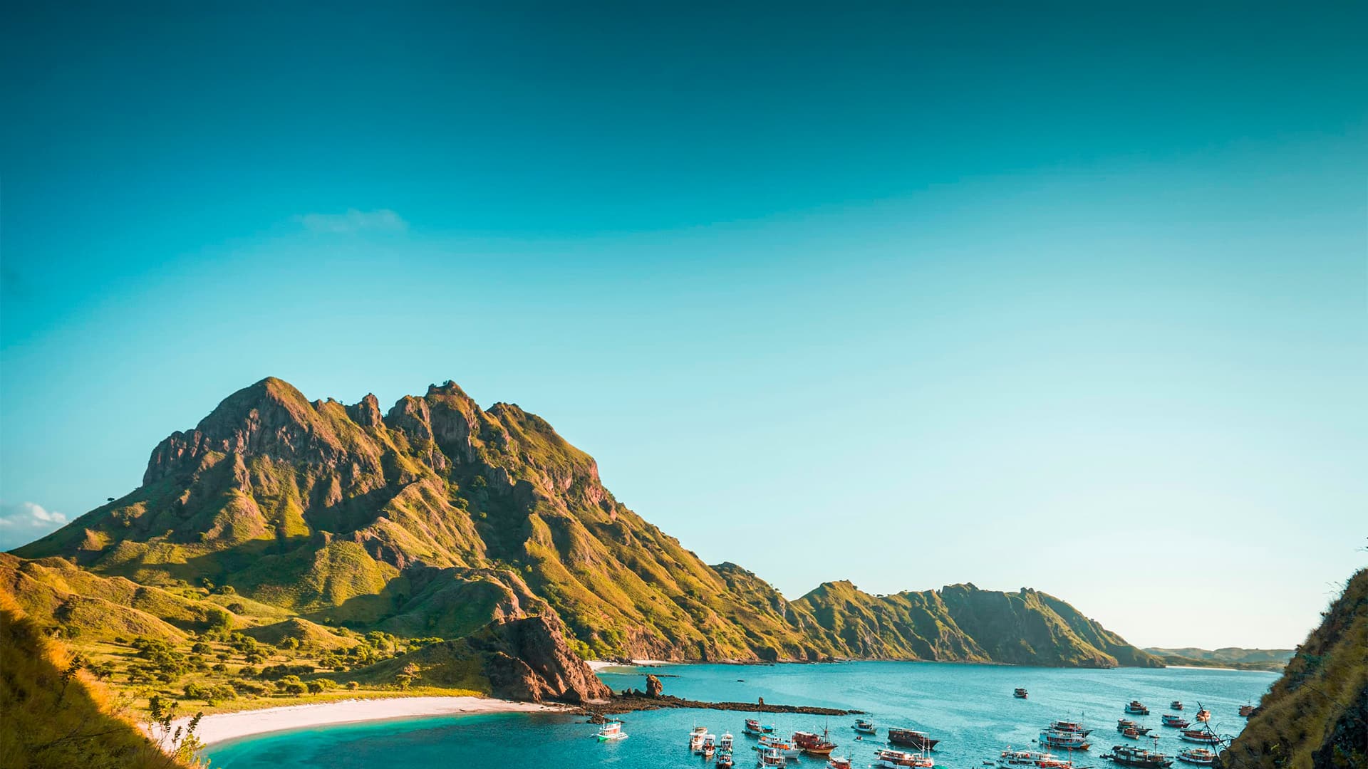 Udsigten over Padar Island i Komodo