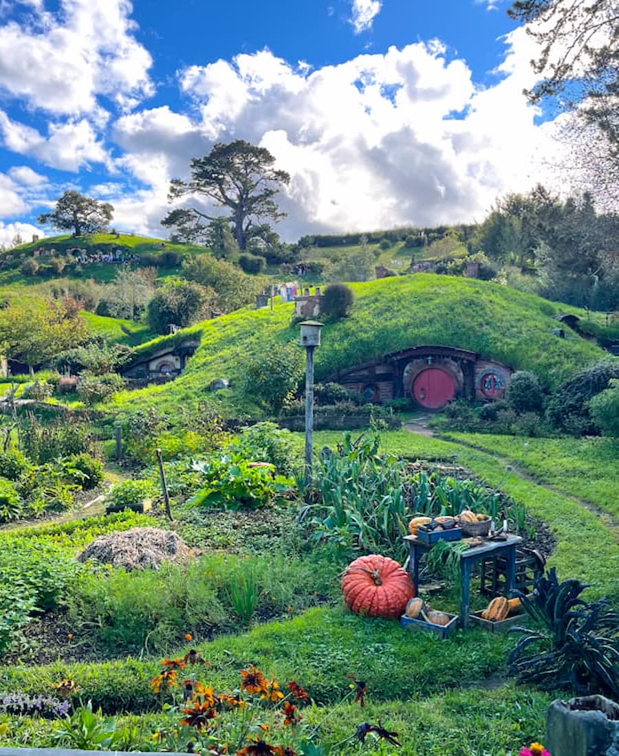 De grønne bakker ved Hobbiton